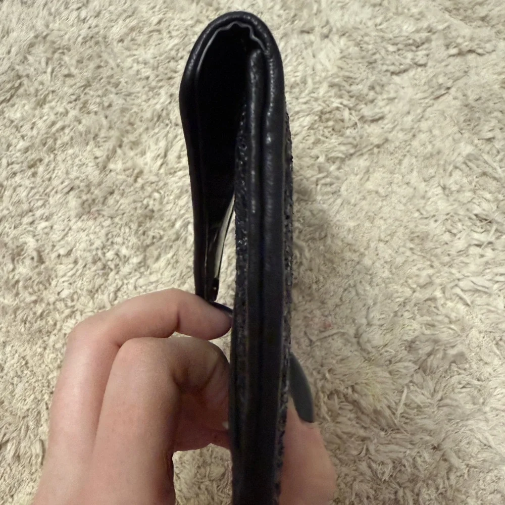 Tory Burch Sparkling Black Clutch